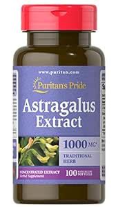 Puritan's Pride Astragalus Extract 1000 mg-100 Softgels : Amazon.in ...