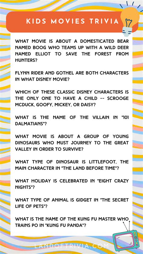 165 Kids Movie Trivia Questions For Young Movie Buffs - Land of Trivia