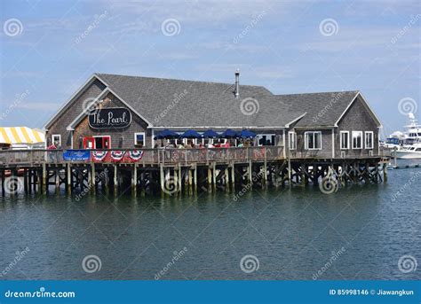 The Pearl Restaurant in Rockland Harbor, Maine Editorial Photo - Image ...