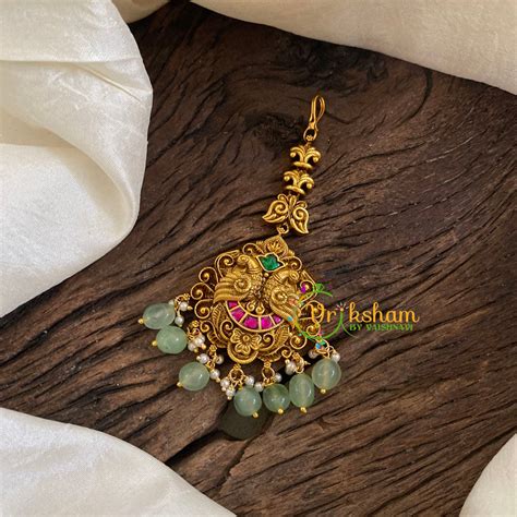 Precious Jadau Kundan Maang Tikka -J1287 – vrikshamindia