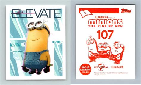 Minions The Rise Of Gru #107 Topps 2022 Sticker