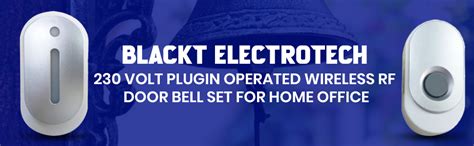 Blackt Electrotech : BT01DB 230 Volt Plugin operated Wireless RF Door ...