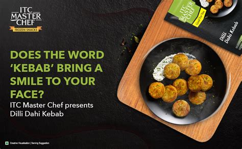 ITC Master Chef Dilli Dahi Kebab, Veg Frozen Snack, Ready to Cook, 210g ...