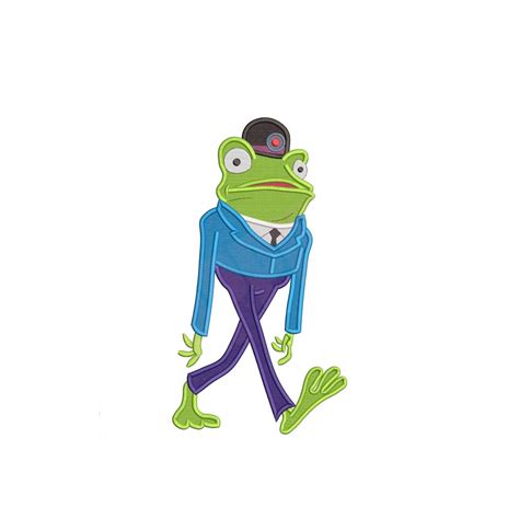 Frankie The Frog Meet the Robinsons Embroidery