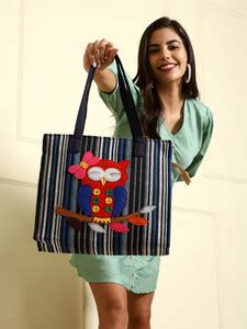 Buy ENSAC Women Blue, Red Shoulder Bag Multicolor Online @ Best Price ...
