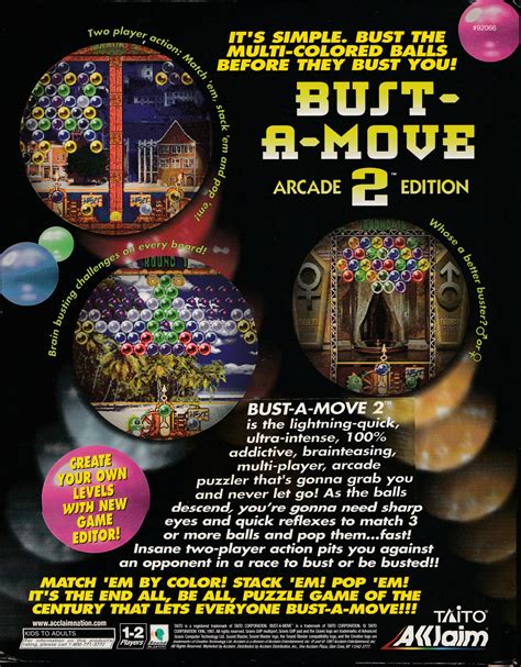 Bust-A-Move 2 Arcade Edition Box Shot for PlayStation - GameFAQs