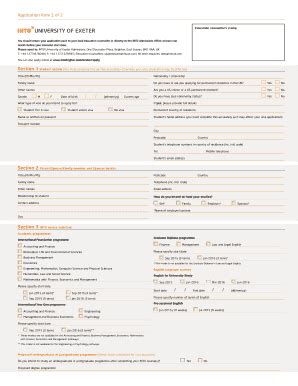 Fillable Online BApplication form 1b of 2 - INTO Fax Email Print ...