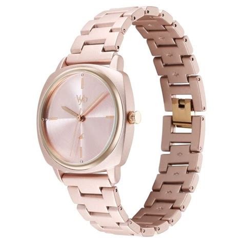 Buy Online Fastrack Vyb Slayer Quartz Analog Pink Dial Metal Strap ...