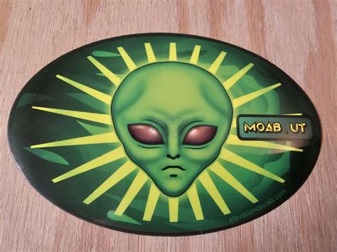 Alien Moab Utah - Elevation Decals