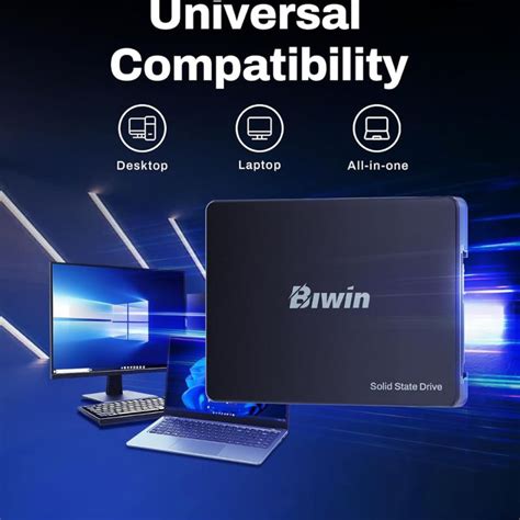 Biwin M100 256 GB 2.5″ SATA III Internal SSD – Compact 2.5″ SATA Stora ...