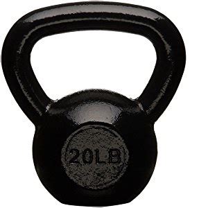Buy AmazonBasics Cast Iron Kettlebell, 4.5 KGS | Black Online at Low ...