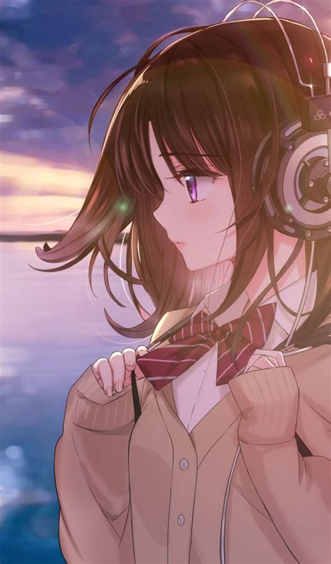 Download wallpaper the sky, girl, anime, section art in resolution 600x1024