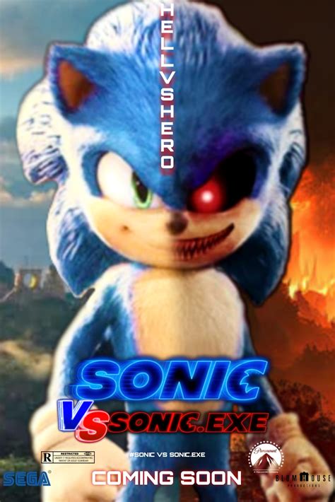 Sonic VS Sonic.EXE fanmade custom poster #3 by Nikisawesom on DeviantArt