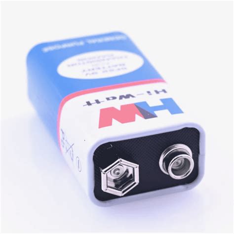 Hi-Watt 9V Battery With 5V Buzzer, Snap Connector, Switch, 1K Ohm Resi ...