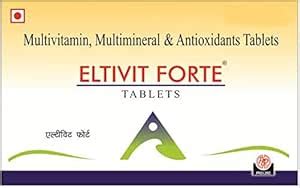 MULTI VITAMIN MINERALS ANTIOXIDANTS ELTIVIT-FORTE TAB (1StripX10Tablets ...