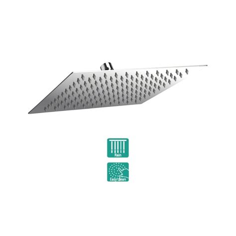 Hindware Single Flow Overhead Showers Geometric Collection F160105 ...
