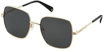 Buy Polaroid Men's Polarized Grey Lens Metal Square Sunglasses PLD 6060 ...