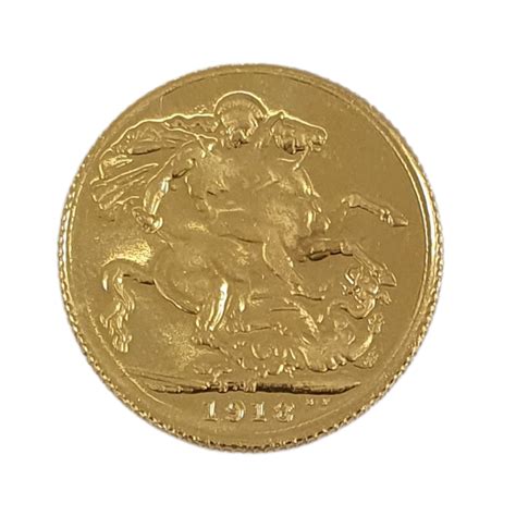 Gold coin - Lira - 8g 21k - King George – ADI Jewelry