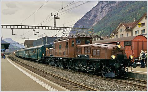 The SBB crocodile Be 6/8 II N° 13254 taken in the museum of transport ...