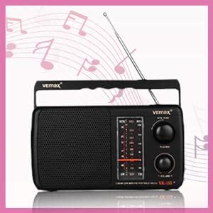 Vemax Base 3-Band (FM/AM/MW) Portable Radio (Black) : Amazon.in ...