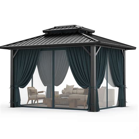 Clearance 10 x 12 gazebo with netting Flash Sales