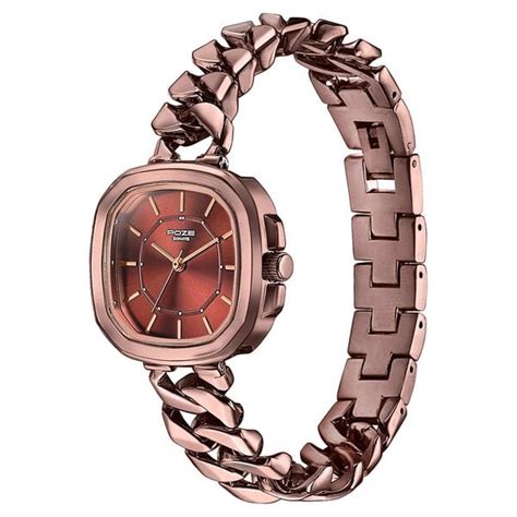 Buy Online Sonata Poze Quartz Analog Brown Dial Metal Strap Watch For ...