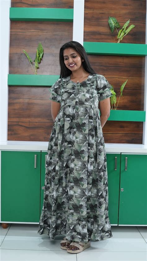 Rayon Maternity Frock Nighties Online | Mangai Nighties
