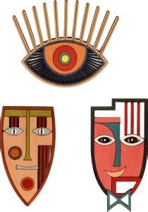 AAKRITI ART CREATIONS Party Time Wall Decor Set of 3 Price in India ...