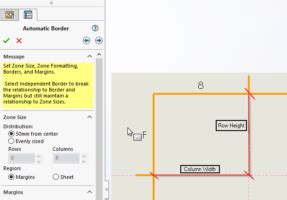 Image result for SolidWorks Adding a Border