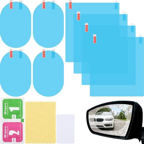 Buy 12Pcs Car Rearview Mirror Film,Anti Fog Rearview Mirror Anti Glare ...