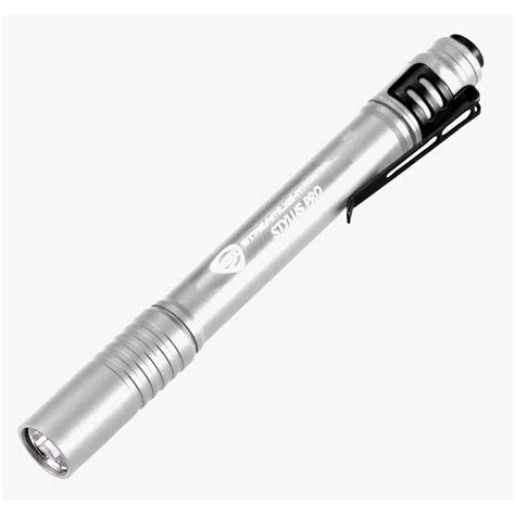 Streamlight Stylus Pro Silver Waterproof Flashlight with White Led