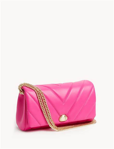 Buy Quilted Chain Strap Shoulder Bag at Marks & Spencer