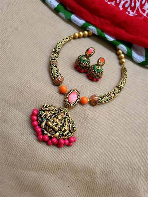 Viranthi Terracotta Jewellery – Diva Creations Terracotta Jewellery
