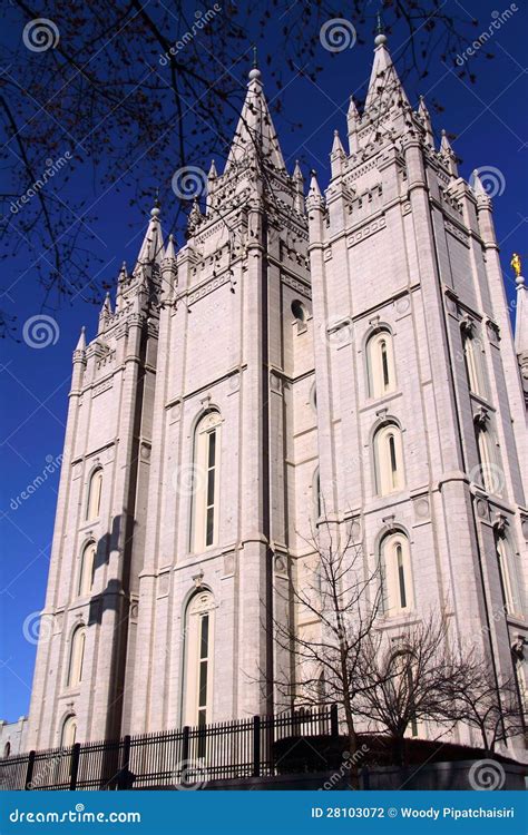 The Cathedral of Madeleine, Salt Lake City, Utah Stock Photo - Image of ...