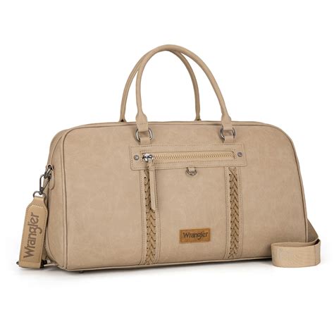 WG185-5110 Wrangler Whipstitch Collection Duffle Bag -Khaki – MONTANA ...