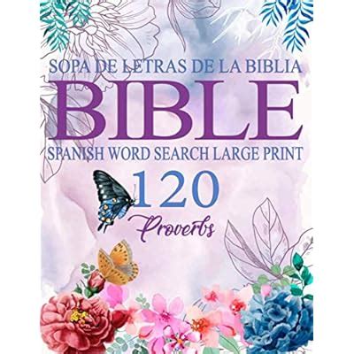 Buy Spanish Bible Word Search Large Print Sopa de letras de la Biblia ...