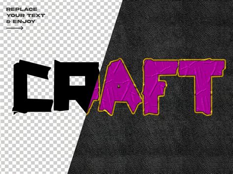 Duct Tape Text Effect Set — Teletype