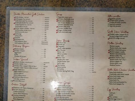 Menu at Barbequeen Restaurant(cherry road), Salem, 223