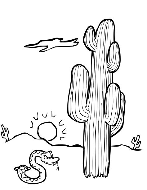 Desert Coloring Pages - Best Coloring Pages For Kids