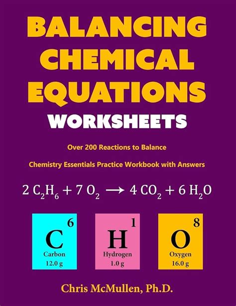 Image result for Balancing Equations Practice Questions