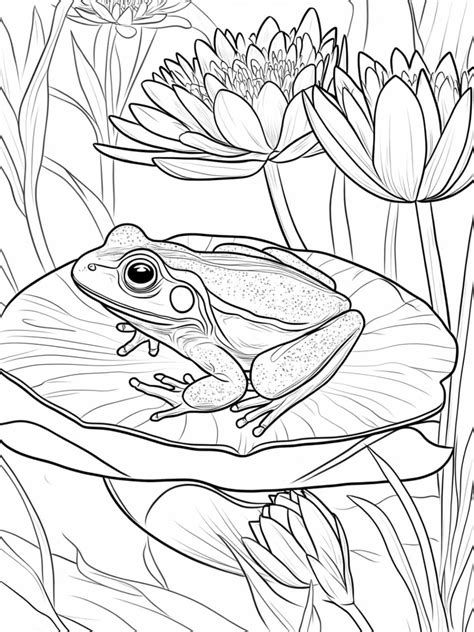 30+ Frog Coloring Pages: Jump into Creative Fun 🎨🐸 ...