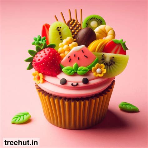 Indian Food Cupcake Decoration Ideas for Café, Cupcake Ideas, Mini Cake ...