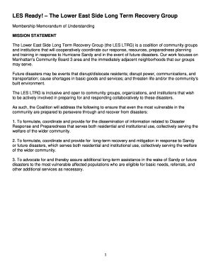 Fillable Online LES Ready! The Lower East Side Long Term Recovery Group ...