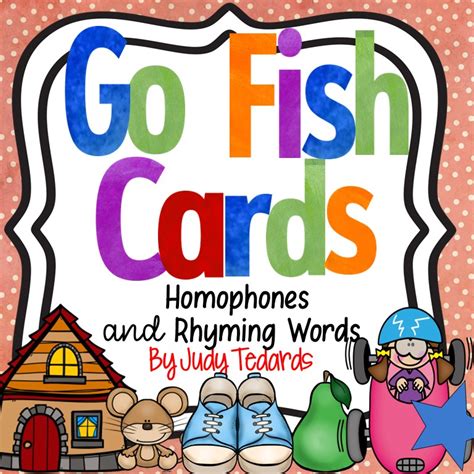 GO FISH {Homophones and Rhyming Words} | Made By Teachers