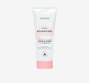 Oriflame Sweden Glow Essentials Mask & Scrub with Vitamins E & B3 75ml ...