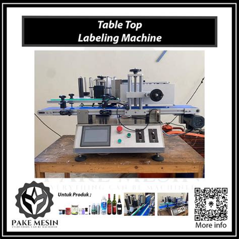 Jual Mesin Labeling otomatis UMKM / Table Top Labeling Machine ...