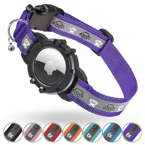 Reflective AirTag Cat Collar, FEEYAR Integrated GPS Cat Collar with Air ...