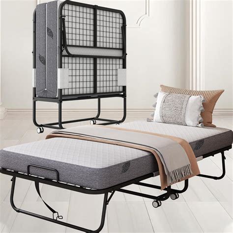 AESOROMO Folding Bed with Mattress 75 x 31 for Adults India | Ubuy