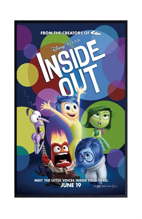 Inside Out Pixar Movie Poster