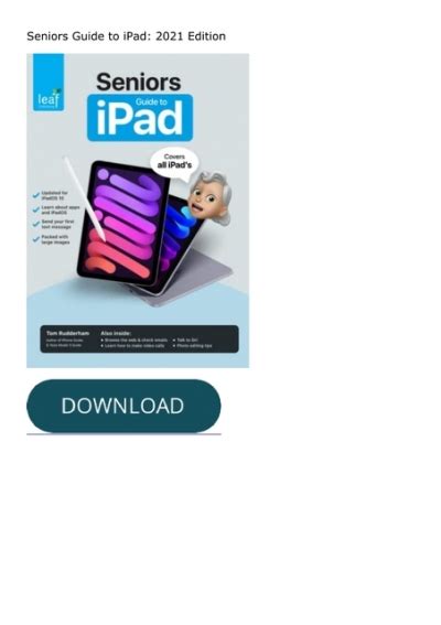 Image result for iPad Tutorial for Seniors